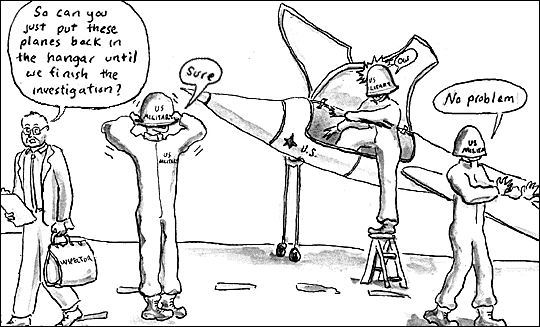 Putting the planes away