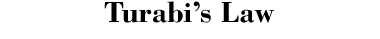 Turabi's Law
