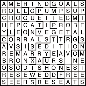 The May Puzzler Solution