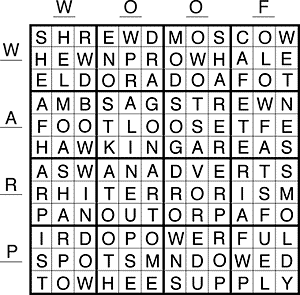 Solution to the August Puzzler