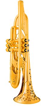 Photograph of Marsalis trumpet by Joseph Deiss