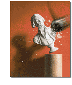 Off of his Pedestal!