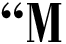 M