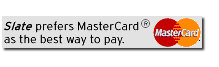 Slate prefers MasterCard