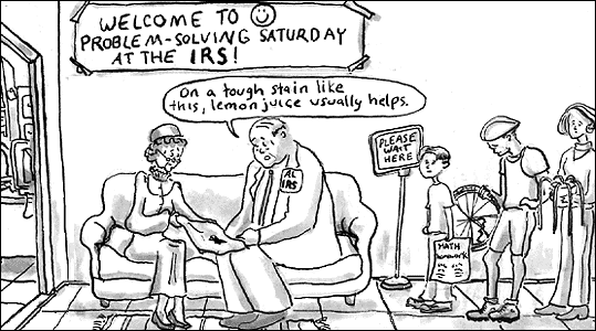 Saturday at the IRS